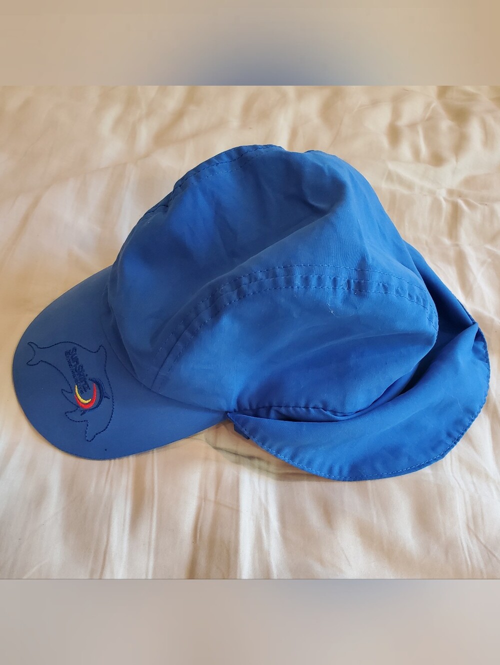 Sun Protection Zone SunSkinz Blue Dolphin Kids Sun Hat UPF 50 Legionnaire
